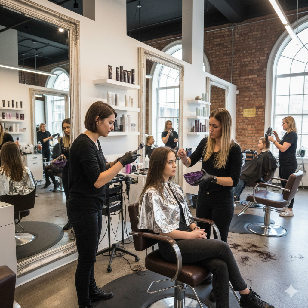 تلوين الشعر 